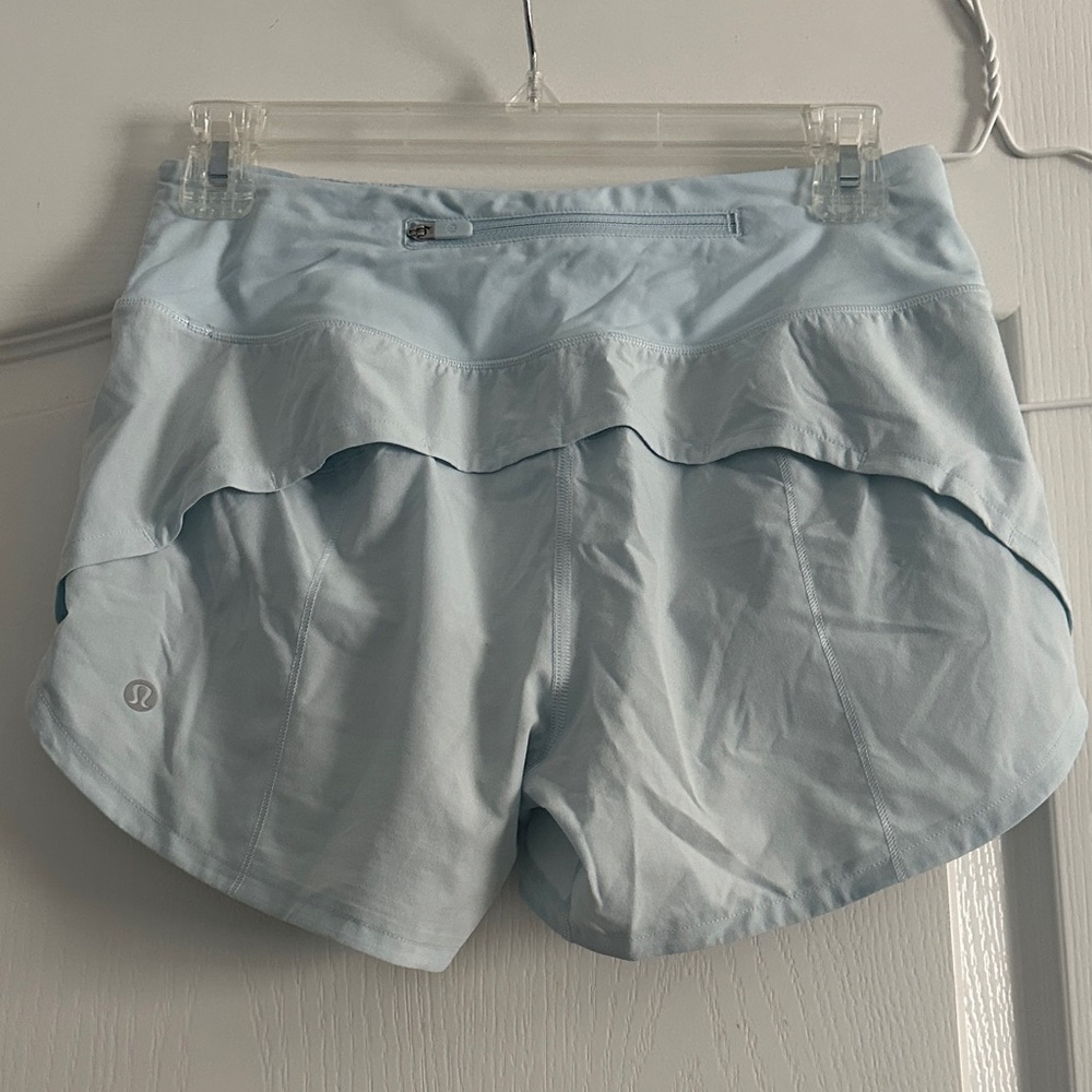 lululemon athletica Light Blue Athletic Shorts - Picture 2 of 3
